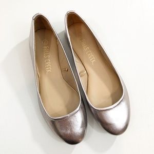 Metallic Flats Shoes Women's 7 Falls Creek New